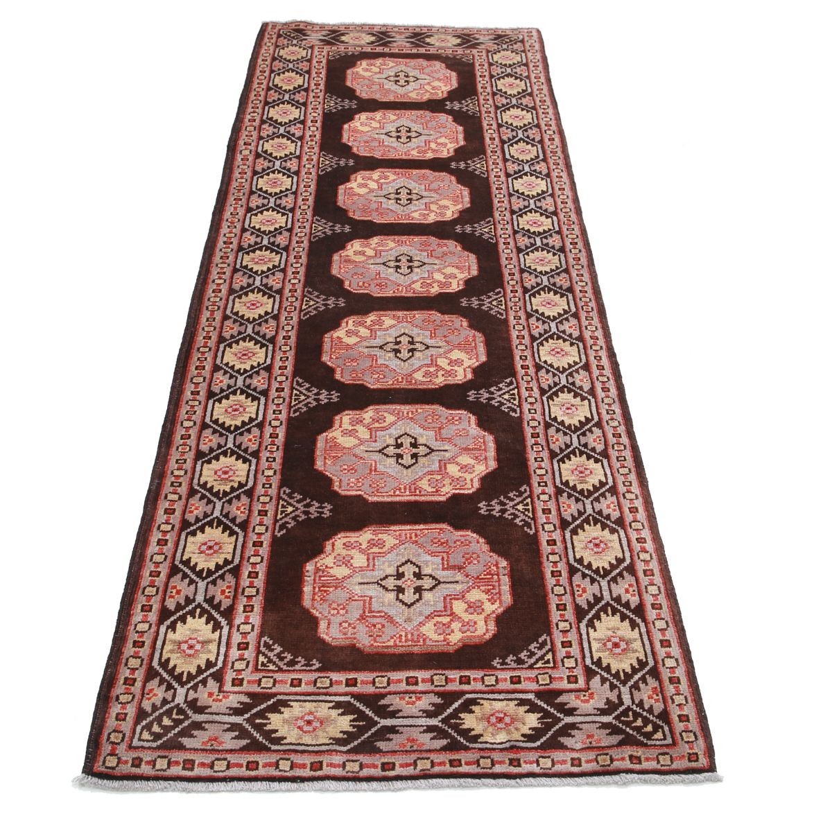 Revival 3x8 Handmade Double Knotted Washable Wool Runner - Colorful
