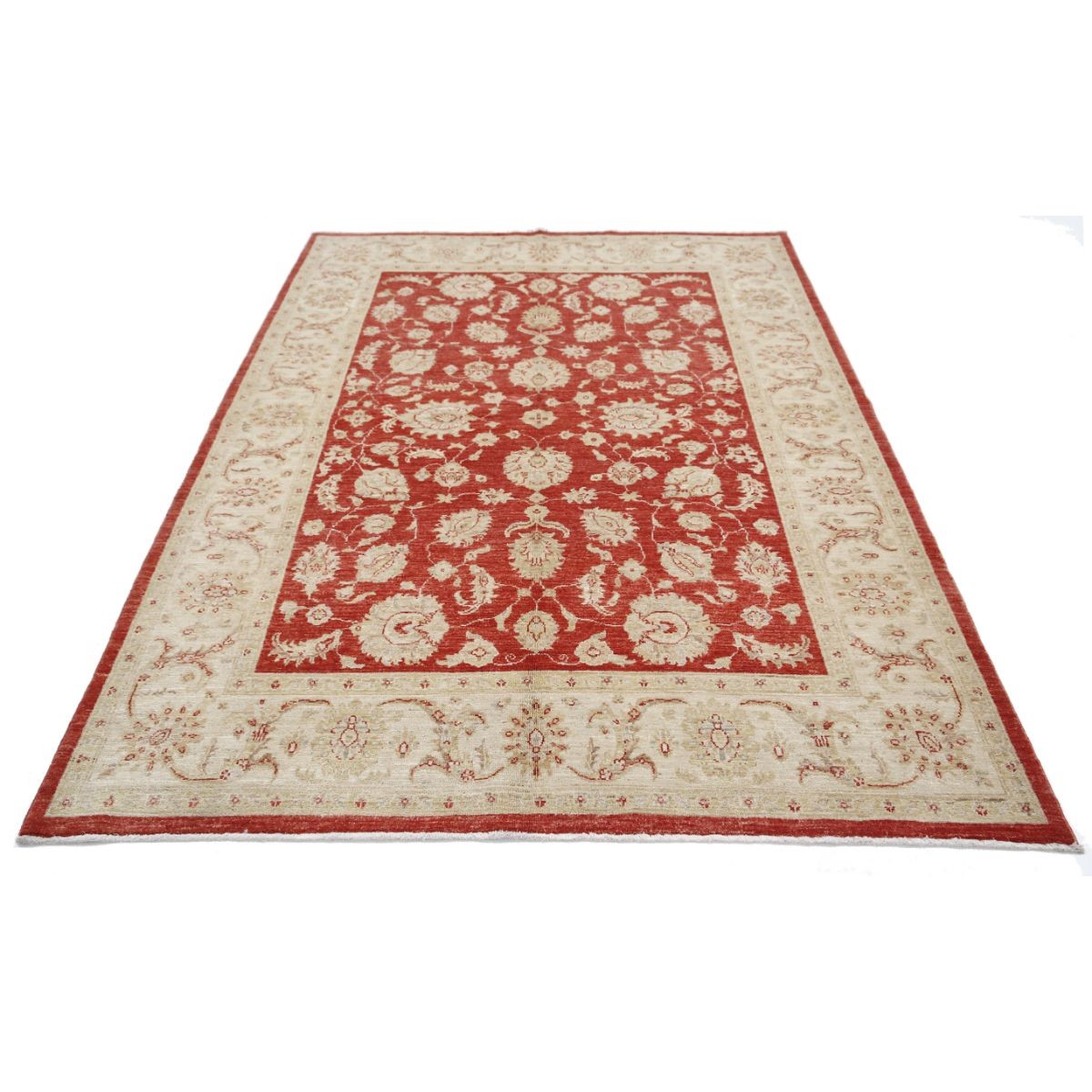 Ziegler 6x8 Handmade Double Knotted Washable Wool Rug - Colorful