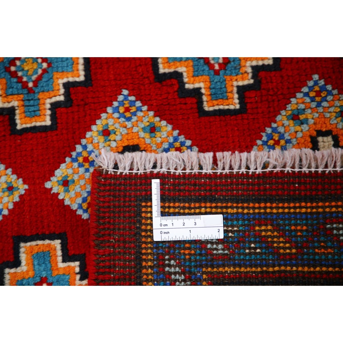 Revival 5x6 Handmade Double Knotted Washable Wool Rug - Colorful
