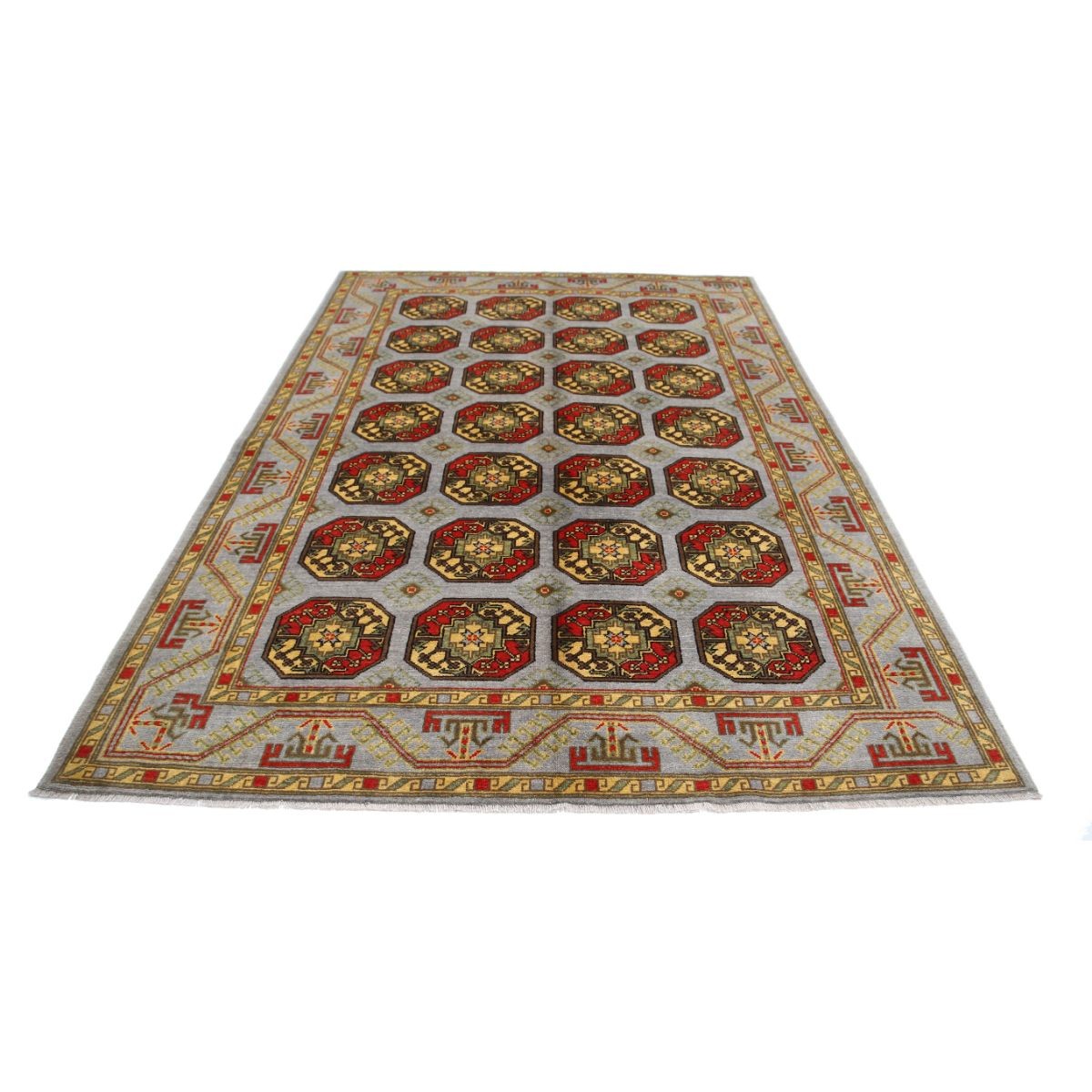 Revival 7x10 Handmade Double Knotted Washable Wool Rug - Colorful