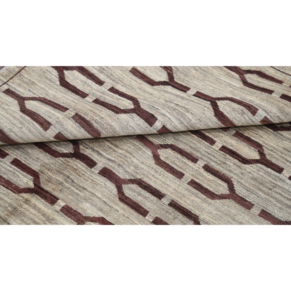 Modcar 5x7 Handmade Double Knotted Washable Wool Rug - Colorful
