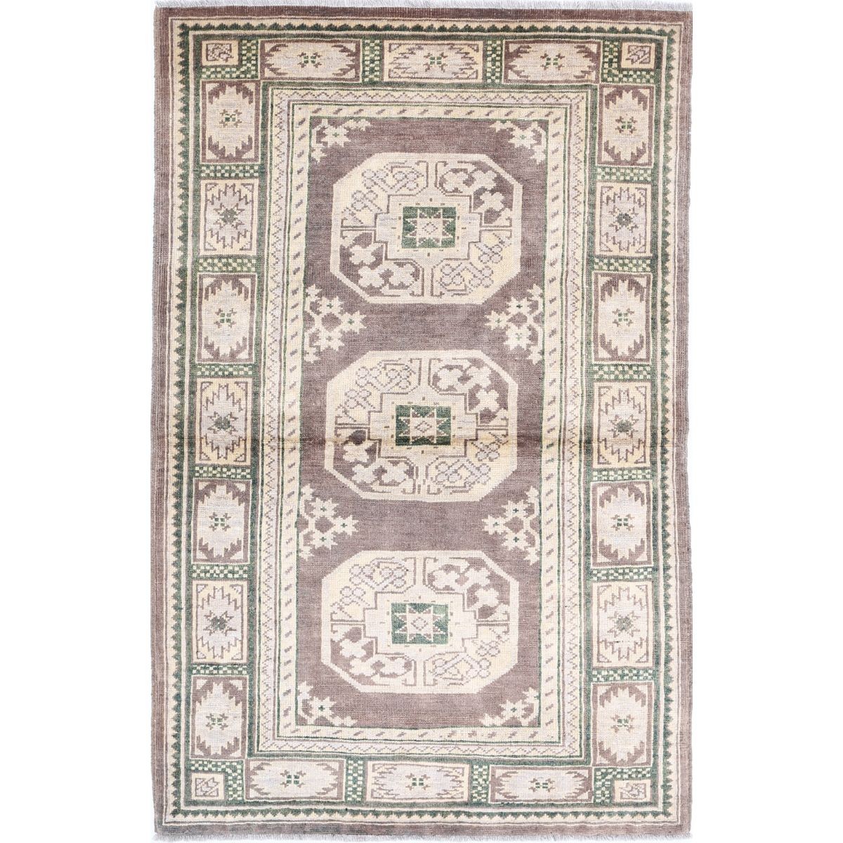 Revival 3x5 Handmade Double Knotted Washable Wool Rug - Colorful