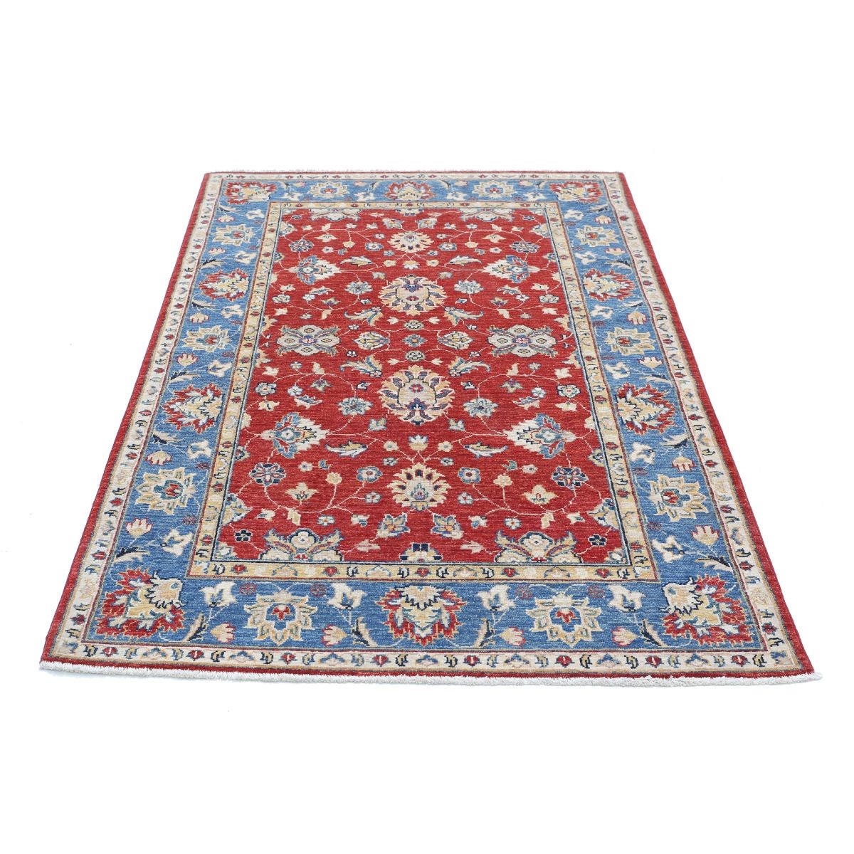 Ziegler 6x8 Handmade Double Knotted Washable Wool Rug - Colorful