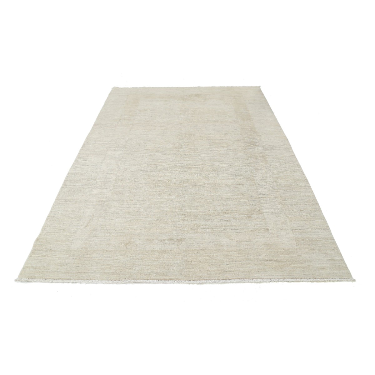 Modcar 6x9 Handmade Double Knotted Washable Wool Rug - Soft Hues