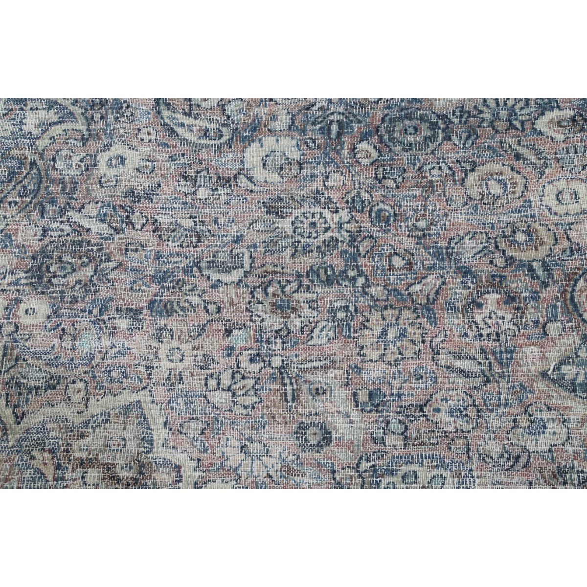 Vintage 11x15 Handmade Double Knotted Washable Wool Rug - Soft Hues