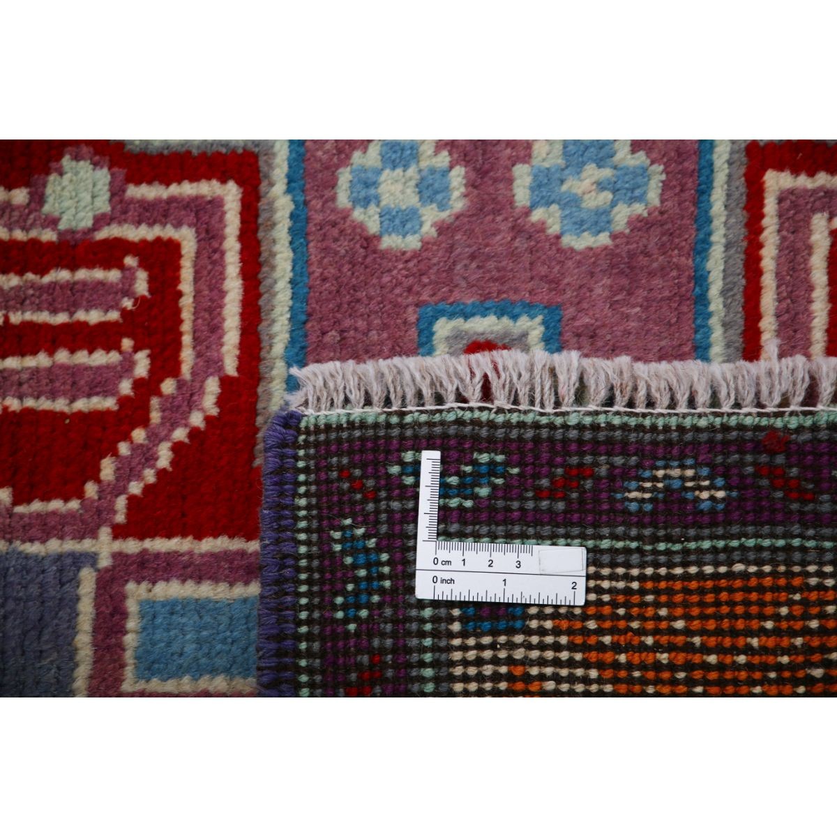 Revival 5x7 Handmade Double Knotted Washable Wool Rug - Colorful