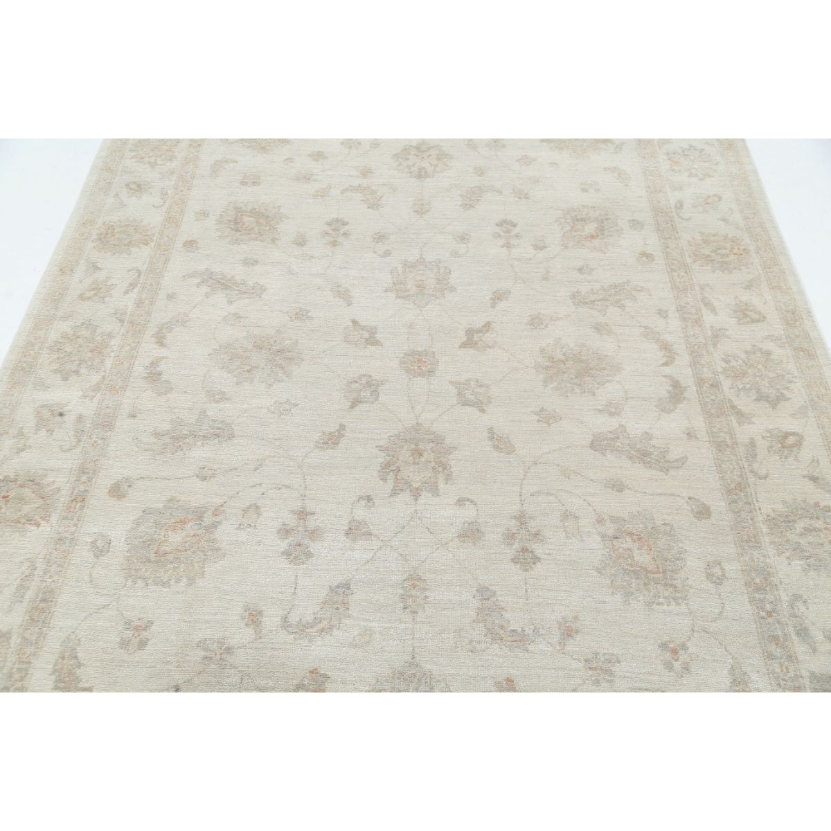 Serenity 6x8 Handmade Double Knotted Washable Wool Rug - Soft Hues