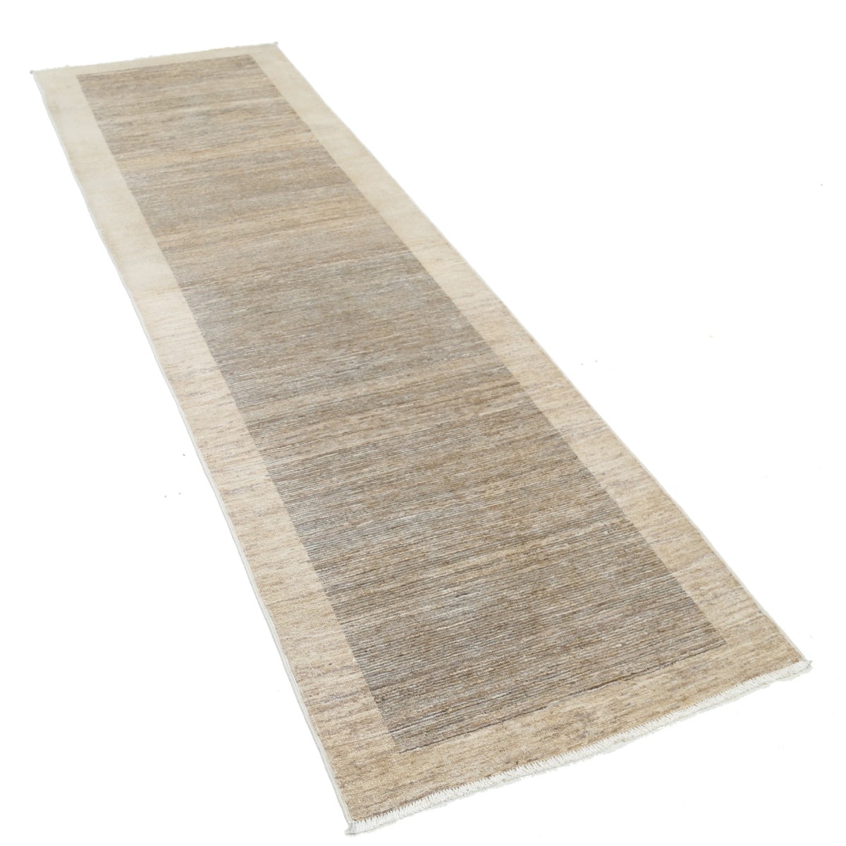 Modcar 3x9 Handmade Double Knotted Washable Wool Runner - Colorful