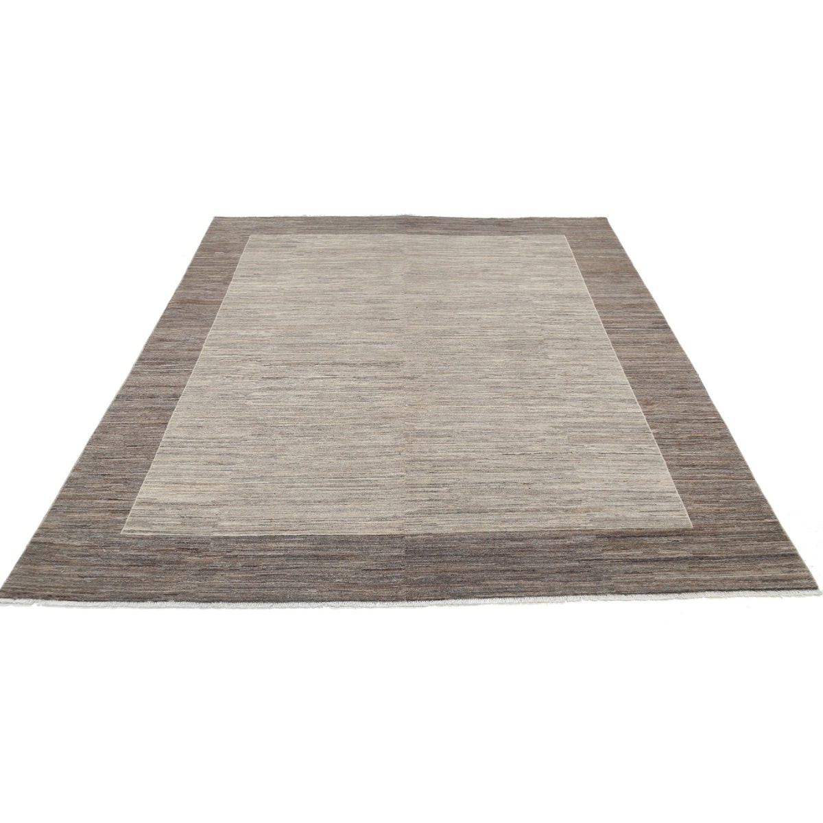 Modcar 7x8 Handmade Double Knotted Washable Wool Rug - Colorful