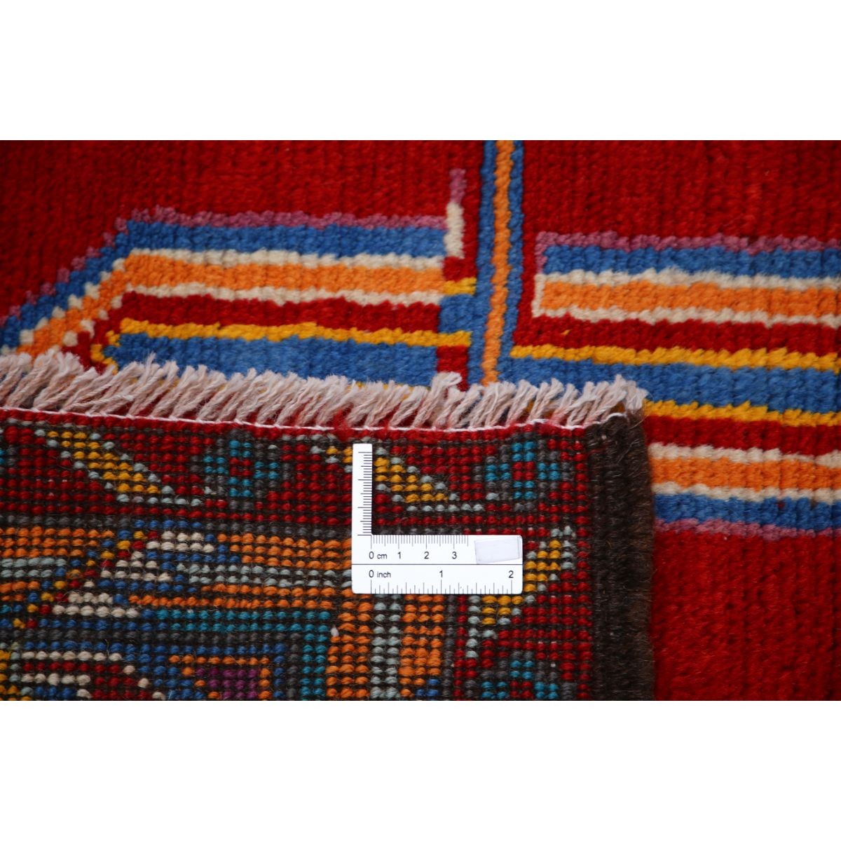 Revival 5x6 Handmade Double Knotted Washable Wool Rug - Colorful