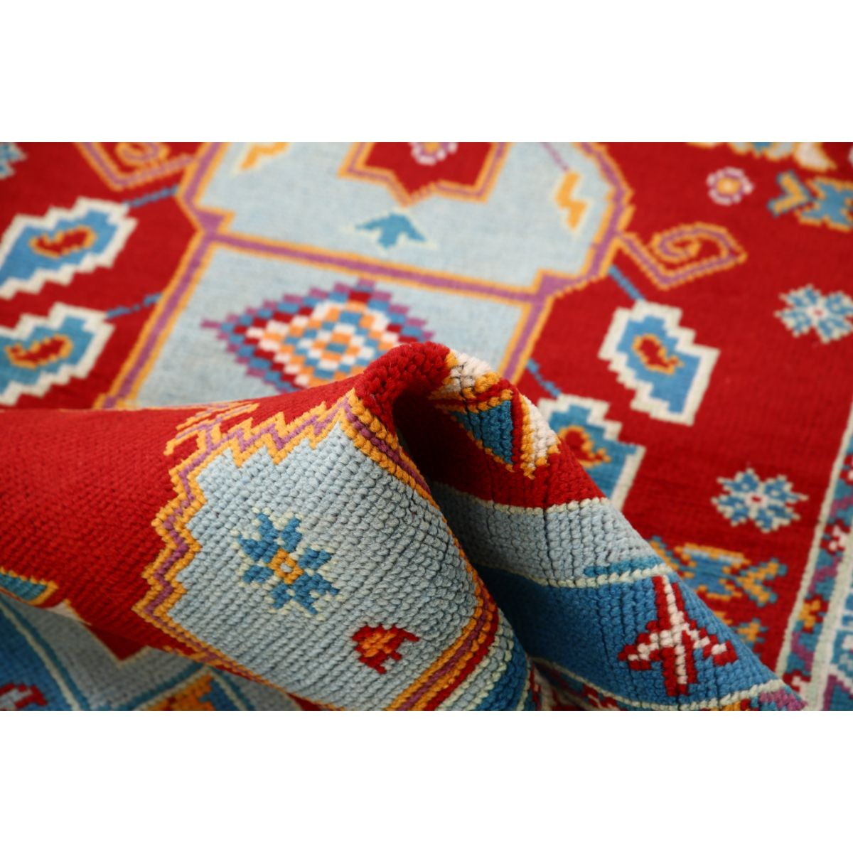 Revival 3x5 Handmade Double Knotted Washable Wool Rug - Colorful