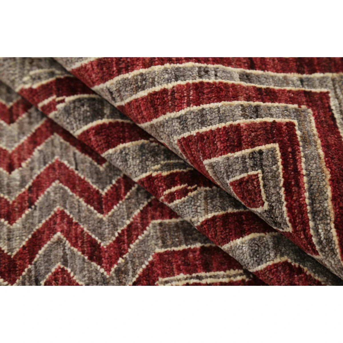 Modcar 8x10 Handmade Double Knotted Washable Wool Rug - Colorful