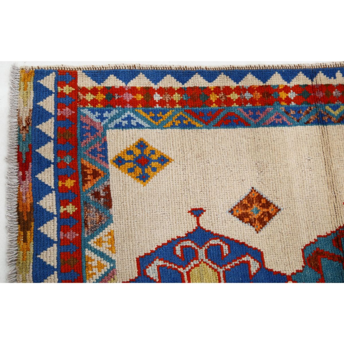 Revival 3x5 Handmade Double Knotted Washable Wool Rug - Colorful