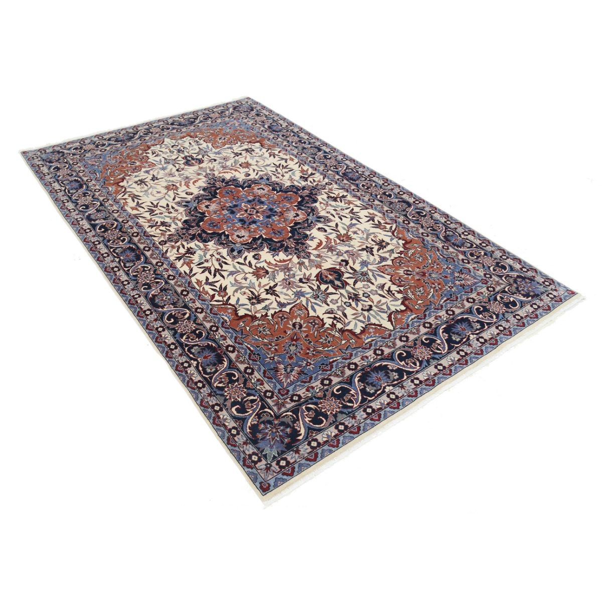 Heritage 5x8 Handmade Double Knotted Washable Wool Rug - Colorful