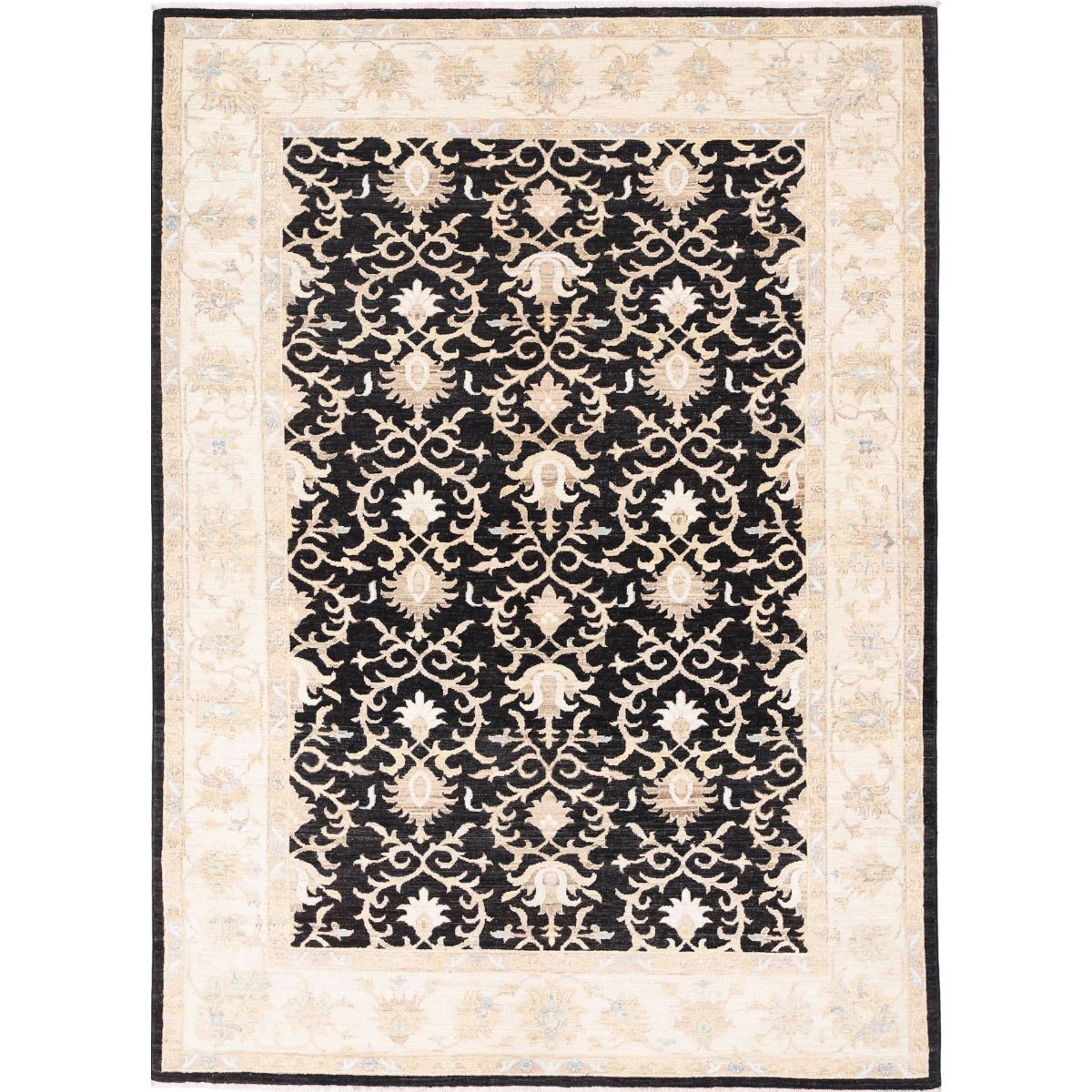 Ziegler 6x8 Handmade Double Knotted Washable Wool Rug - Colorful