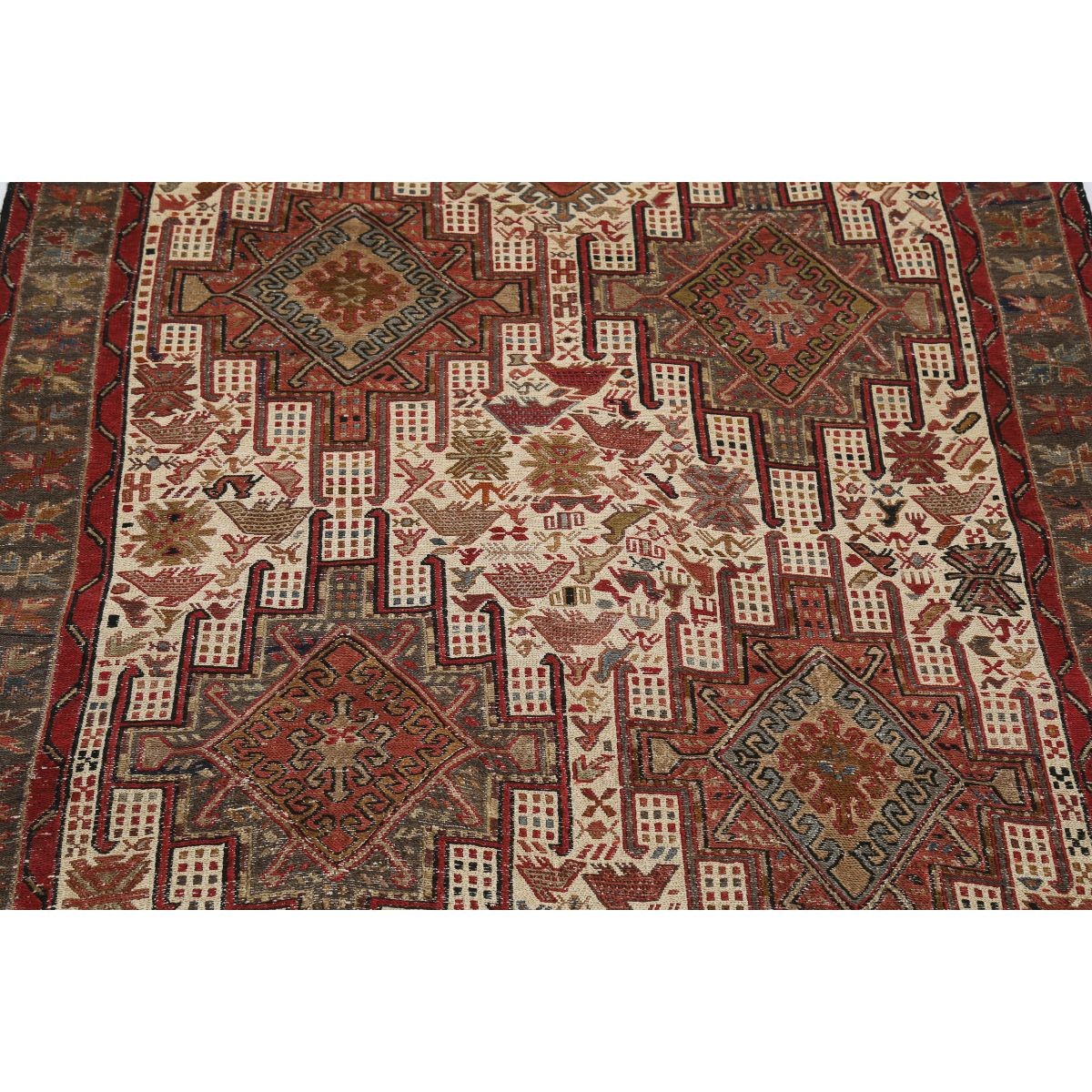 Silki 4x6 Hand Woven Washable Silk Rug - Colorful