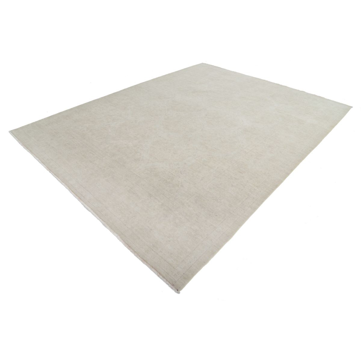 Serenity 9x11 Handmade Double Knotted Washable Wool Rug - Soft Hues