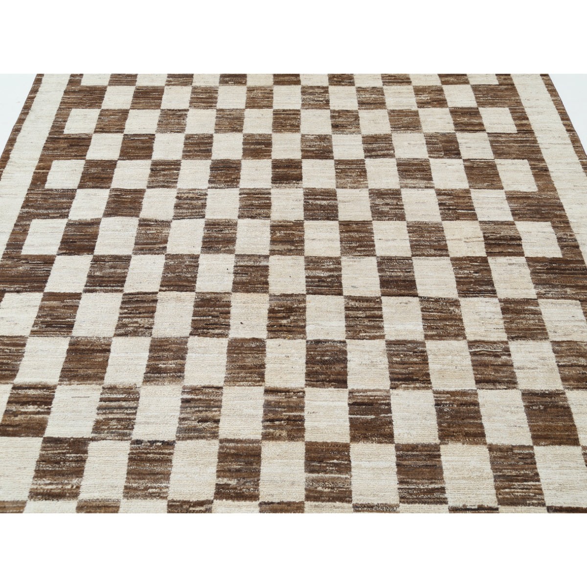 Modcar 6x9 Handmade Double Knotted Washable Wool Rug - Colorful