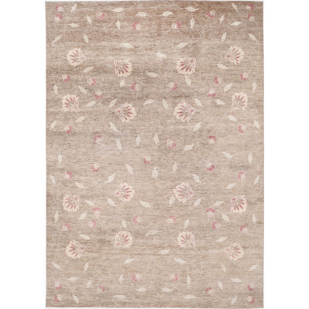 Modcar 12x17 Handmade Double Knotted Washable Wool Rug - Colorful