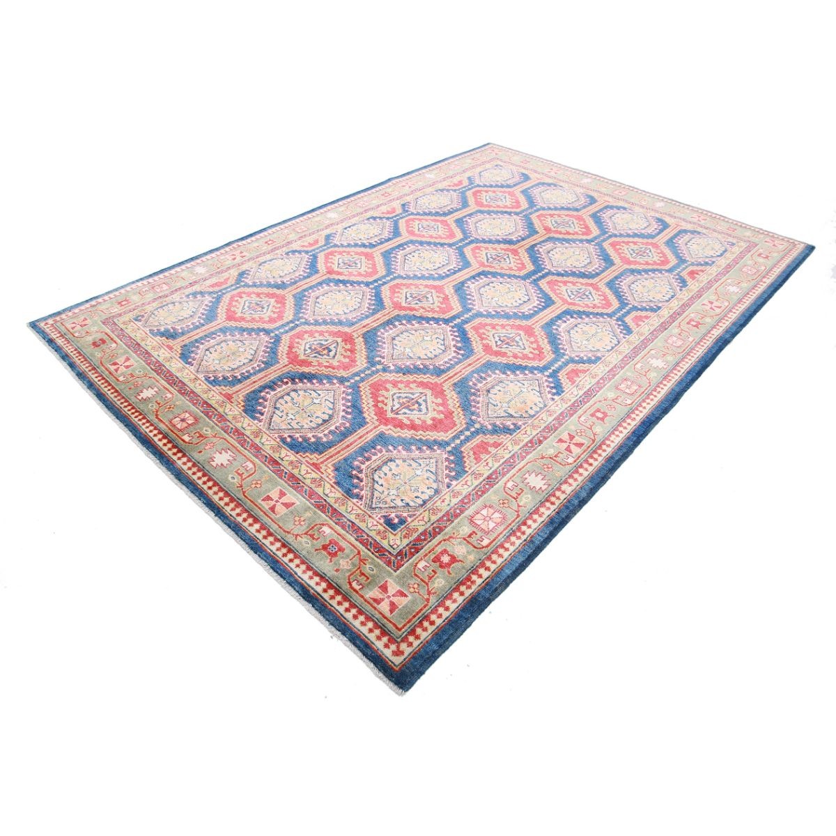 Revival 7x10 Handmade Double Knotted Washable Wool Rug - Colorful