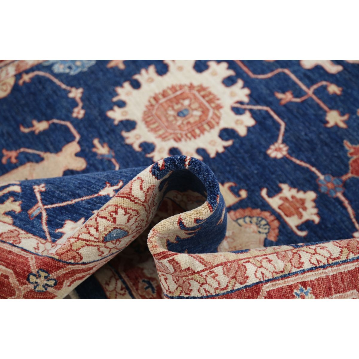 Ziegler 6x9 Hand-Knotted Washable Wool Rug - Colorful