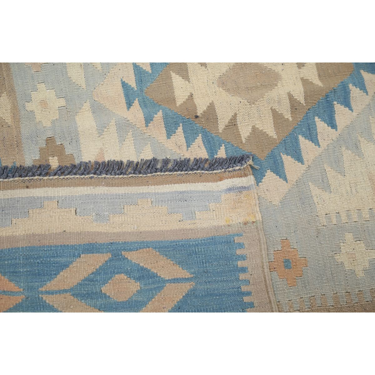 Kafkaas 5x7 Hand Woven Washable Wool Rug - Soft Hues