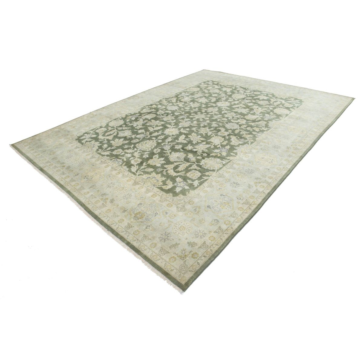 Ziegler 9x12 Handmade Double Knotted Washable Wool Rug - Colorful