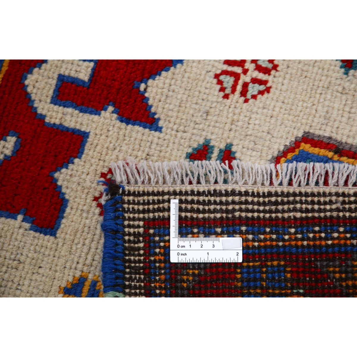 Revival 5x6 Handmade Double Knotted Washable Wool Rug - Colorful