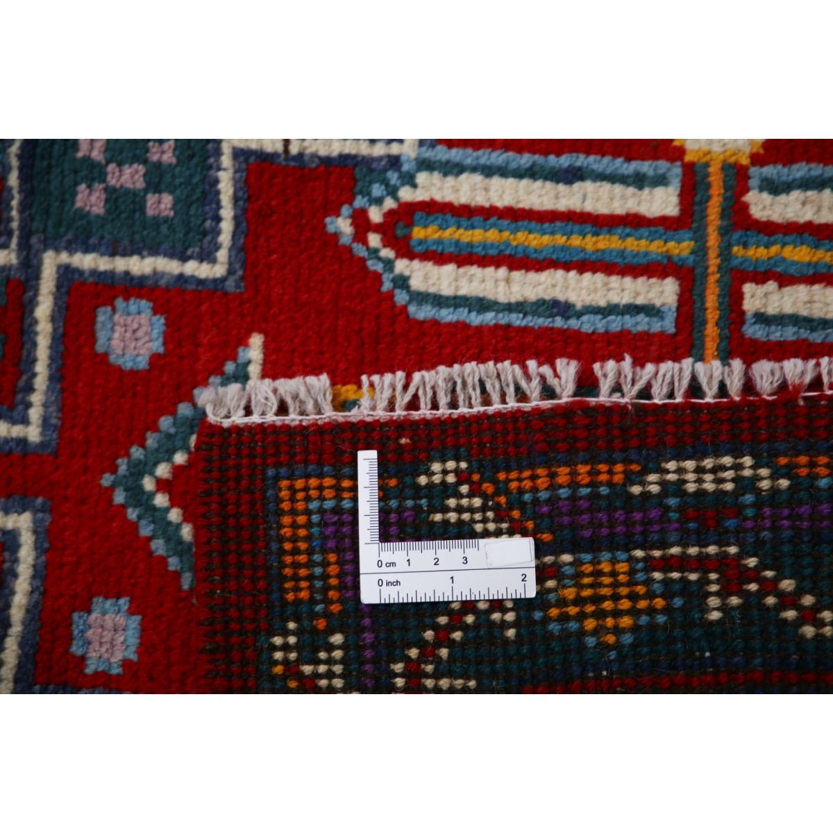 Revival 3x4 Handmade Double Knotted Washable Wool Rug - Colorful