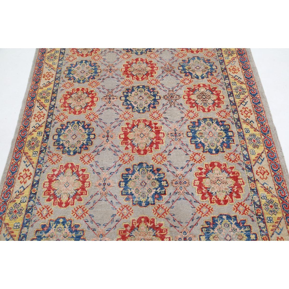 Revival 5x7 Handmade Double Knotted Washable Wool Rug - Colorful