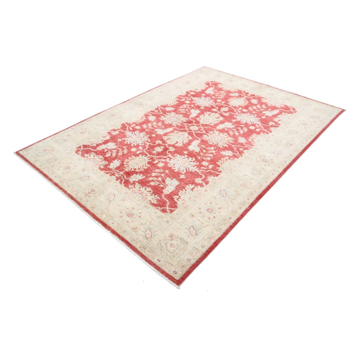 Ziegler 6x8 Handmade Double Knotted Washable Wool Rug - Colorful