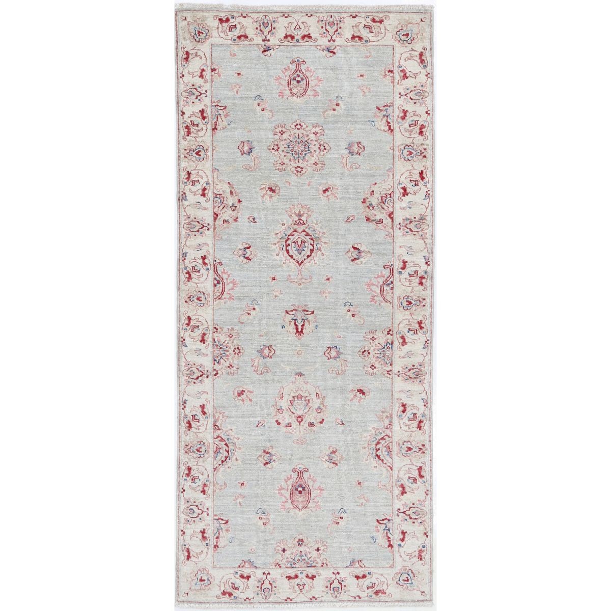Ziegler 3x6 Handmade Double Knotted Washable Wool Runner - Soft Hues