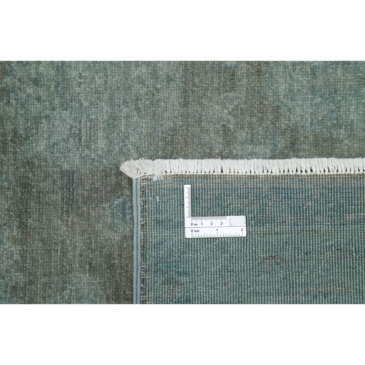 Overdye 9x12 Handmade Double Knotted Washable Wool Rug - Monochormatic