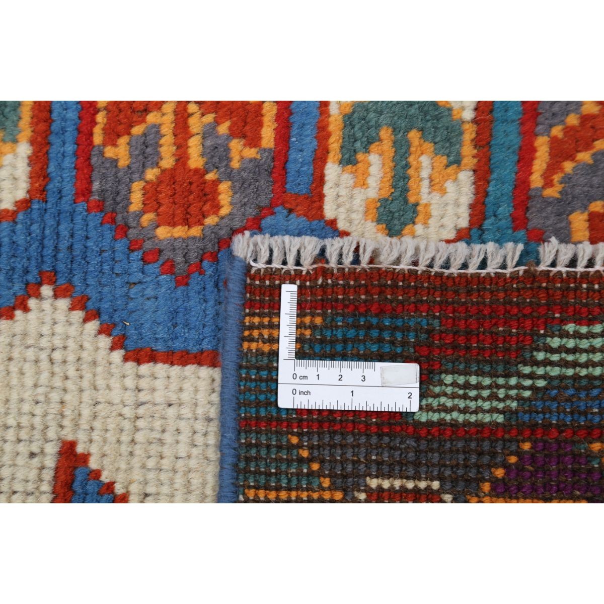 Revival 3x4 Handmade Double Knotted Washable Wool Rug - Colorful