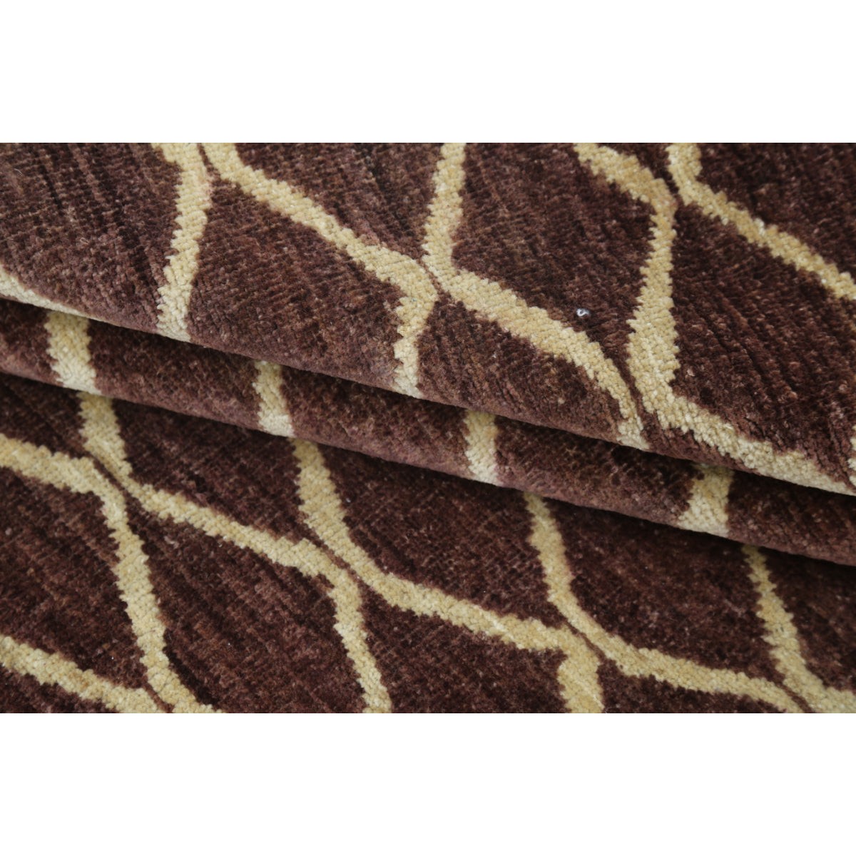 Modcar 5x8 Handmade Double Knotted Washable Wool Rug - Colorful