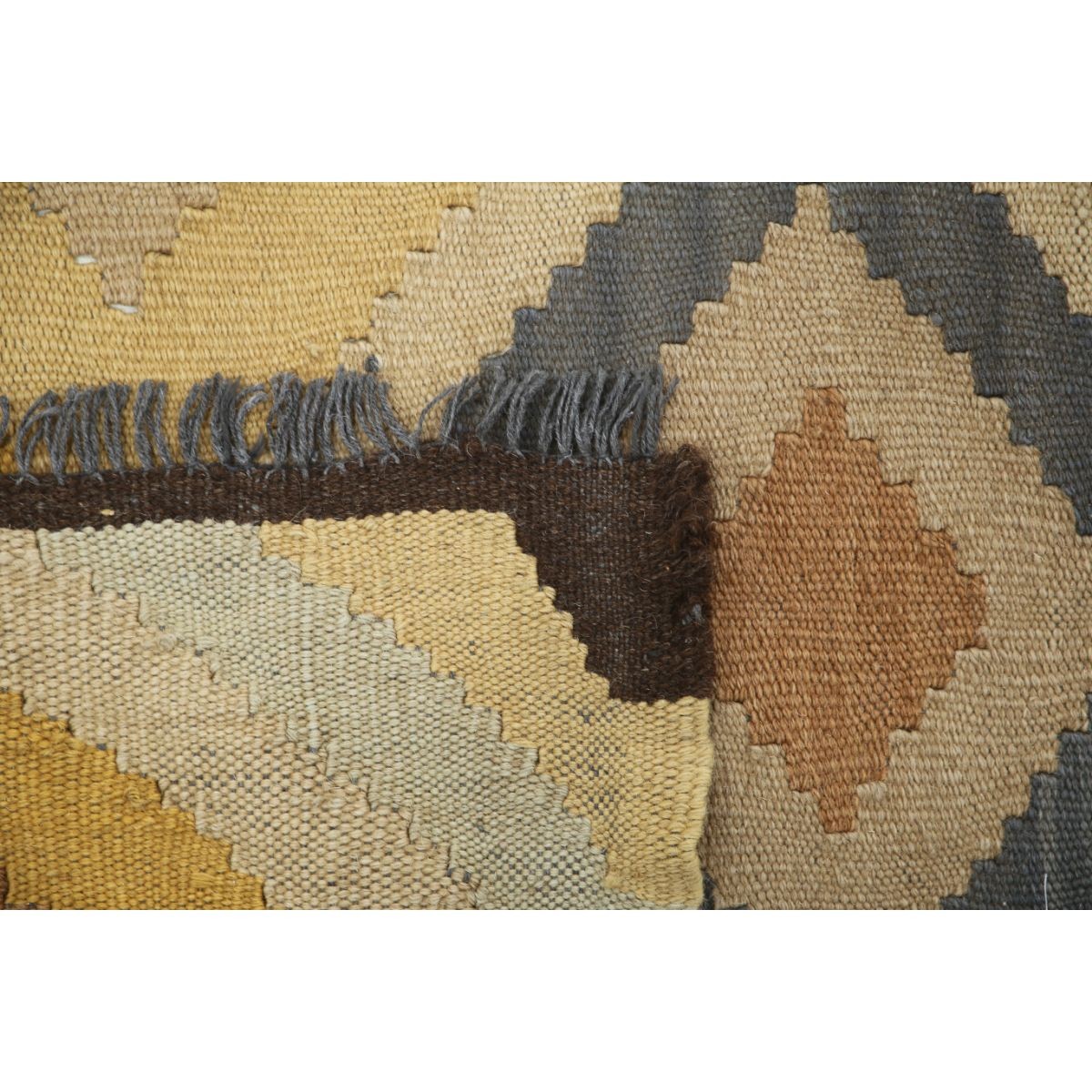 Maimana 7x10 Hand Woven Washable Wool Rug - Colorful