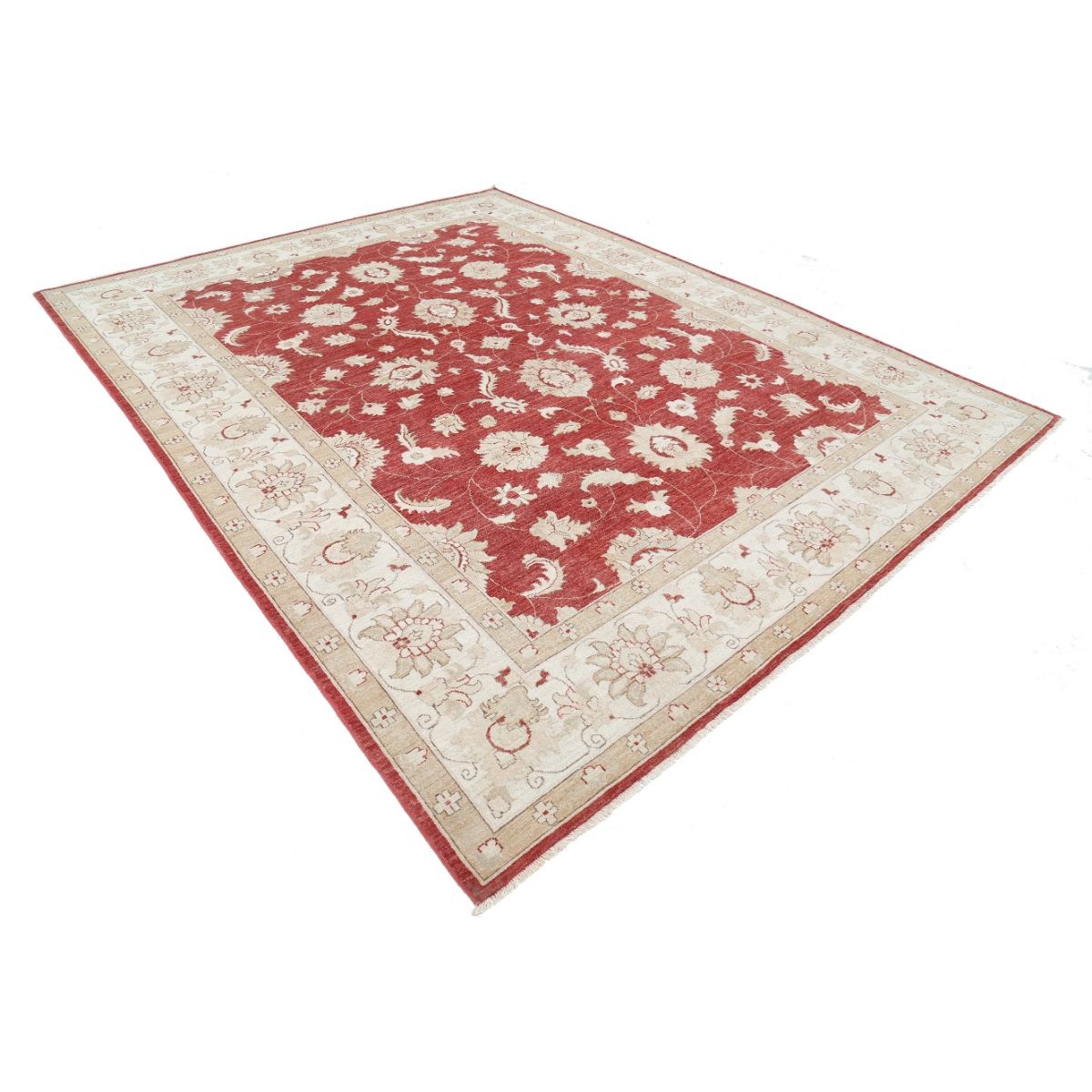 Ziegler 9x12 Handmade Double Knotted Washable Wool Rug - Colorful