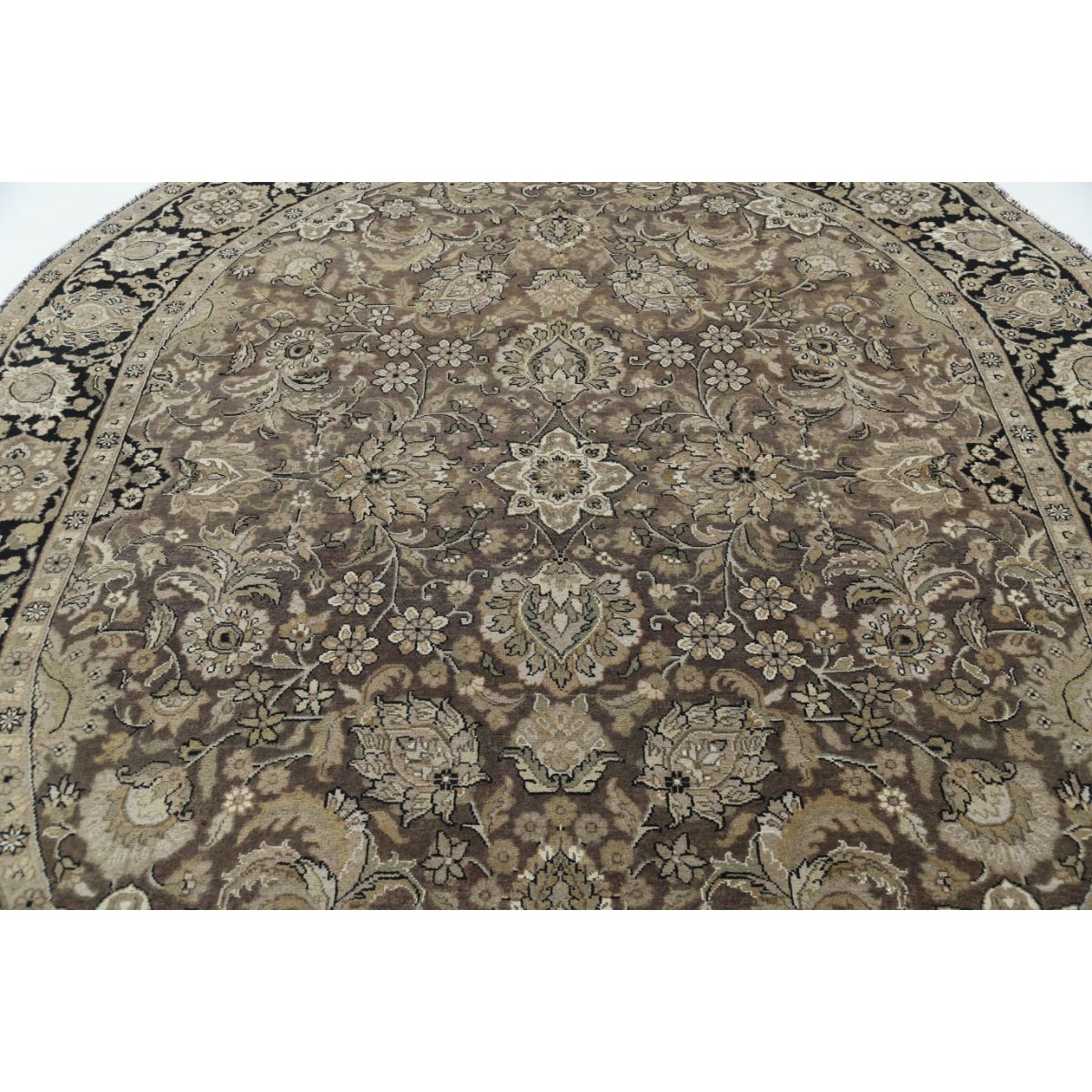 Ziegler 8x10 Handmade Double Knotted Washable Wool Rug - Colorful - Oval