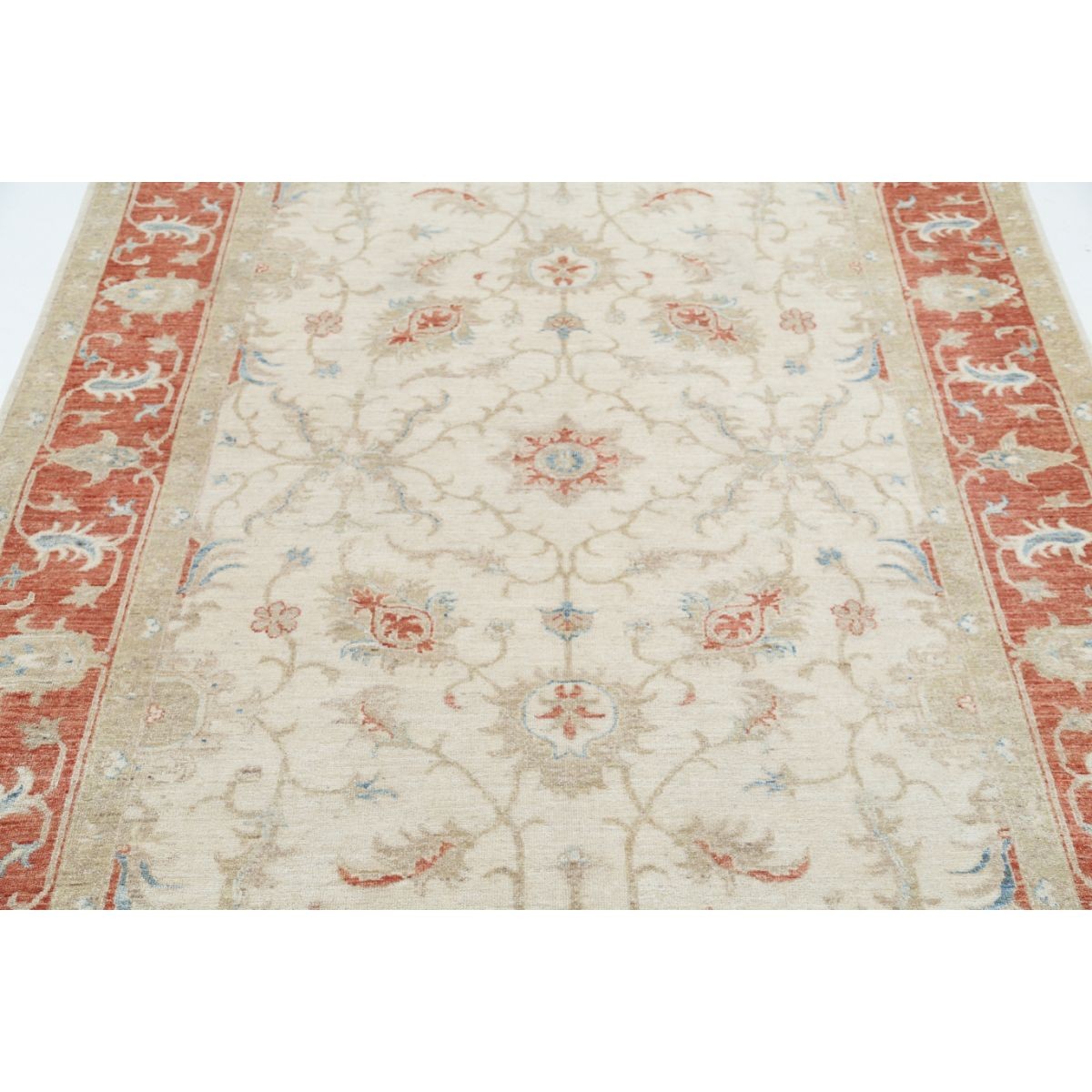 Ziegler 6x8 Handmade Double Knotted Washable Wool Rug - Colorful