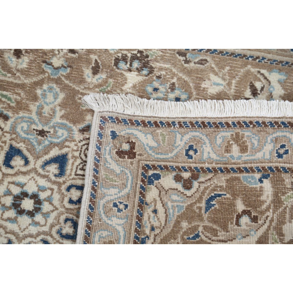 Vintage 2x12 Handmade Double Knotted Washable Wool Runner - Soft Hues