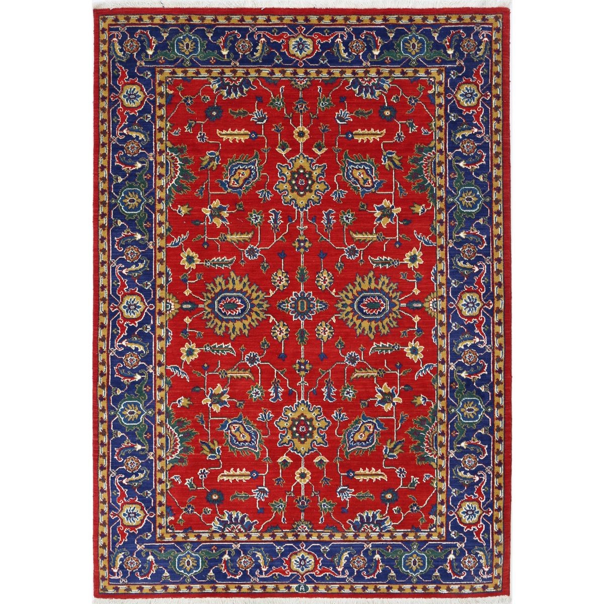Gulshan-4'0" 4x6 Machine-Made Washable Wool Rug - Colorful