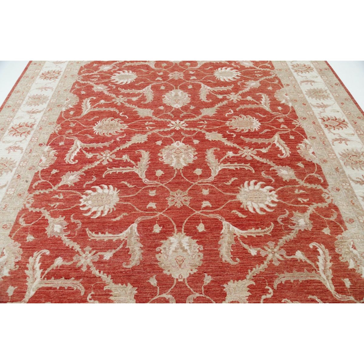 Ziegler 9x12 Handmade Double Knotted Washable Wool Rug - Colorful