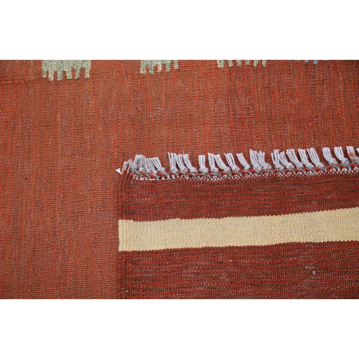 Kafkaas 5x7 Hand Woven Washable Wool Rug - Colorful
