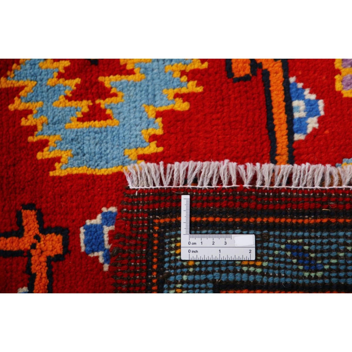 Revival 6x8 Handmade Double Knotted Washable Wool Rug - Colorful
