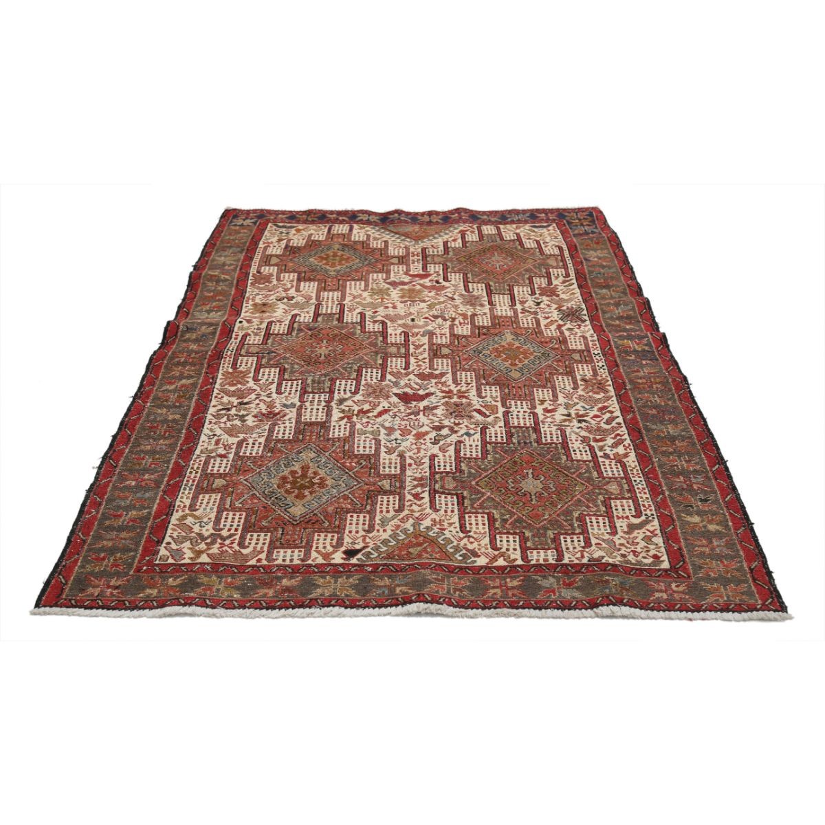 Silki 4x6 Hand Woven Washable Silk Rug - Colorful