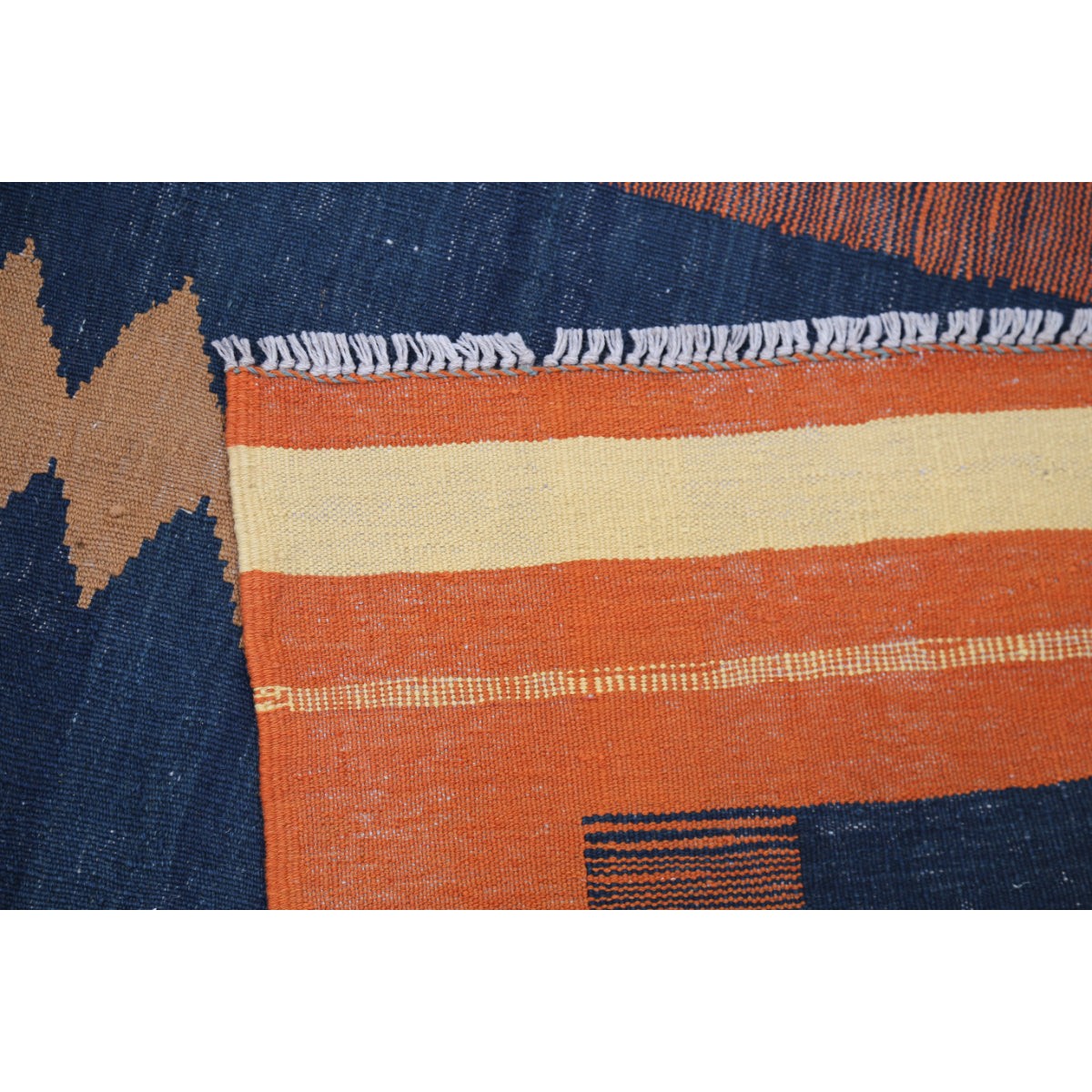Kafkaas 3x5 Hand Woven Washable Wool Rug - Colorful