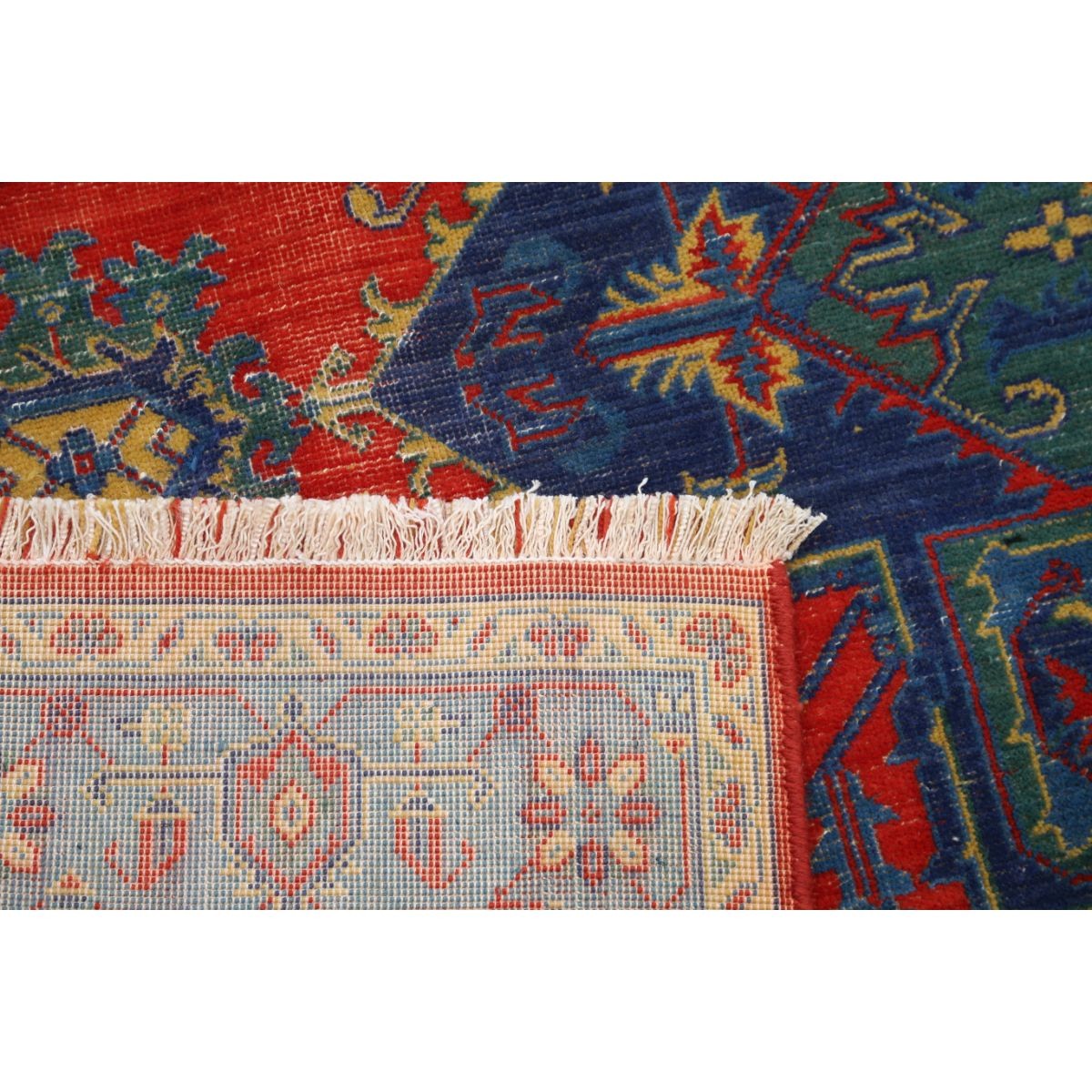 Gulshan 4x6 Machine-Made Washable Wool Rug - Colorful