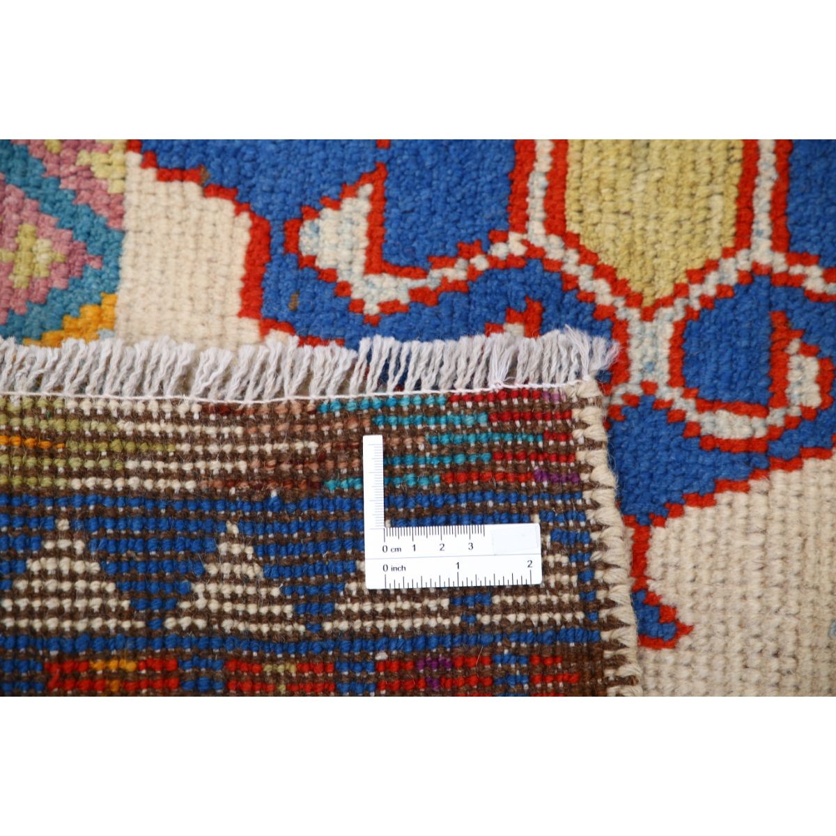 Revival 3x5 Handmade Double Knotted Washable Wool Rug - Colorful