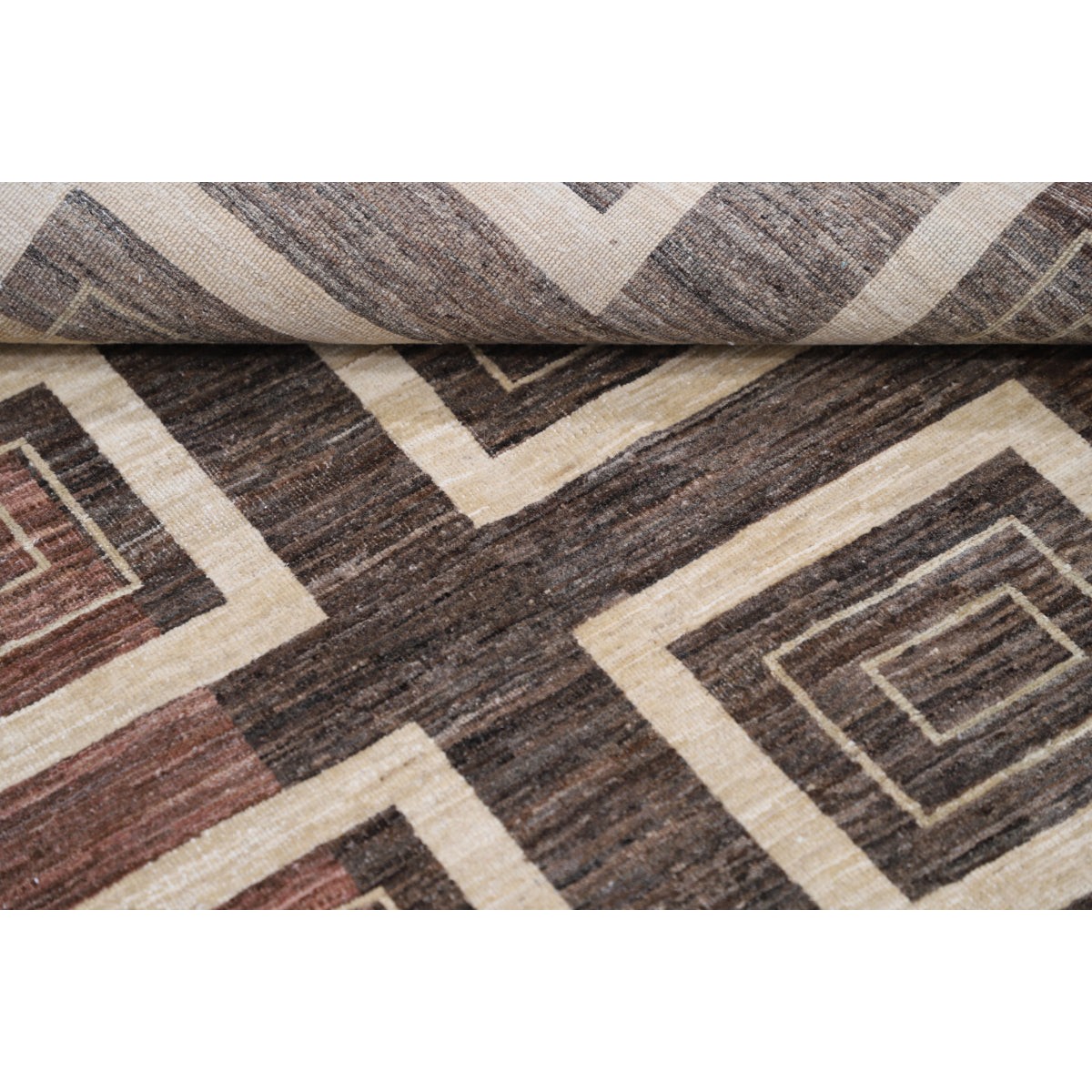Modcar 6x8 Handmade Double Knotted Washable Wool Rug - Colorful