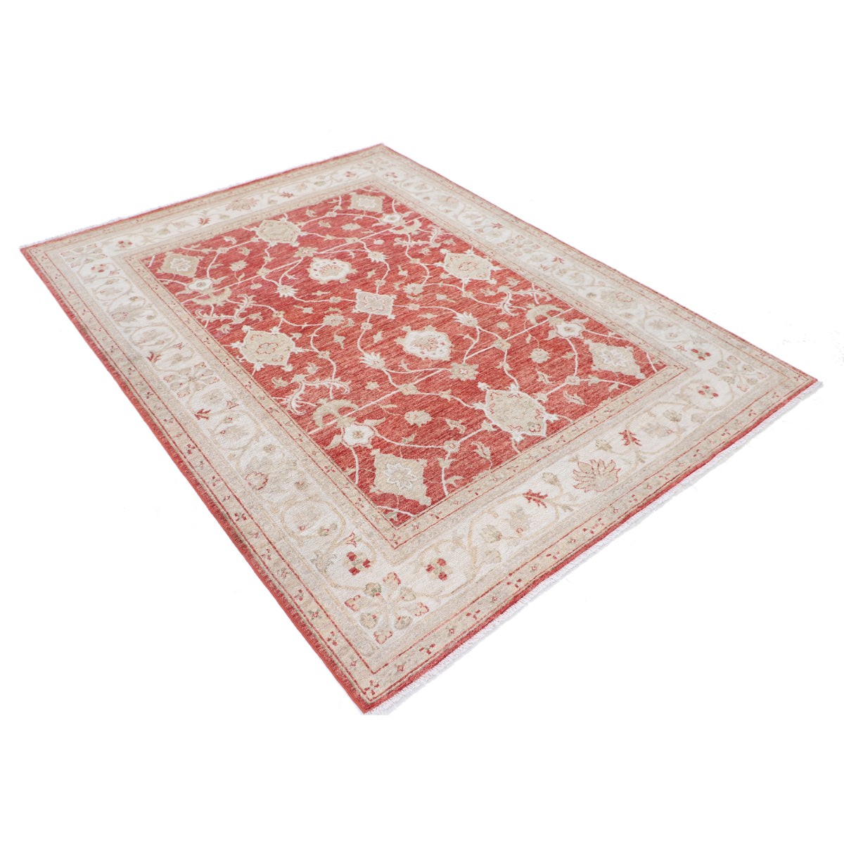 Ziegler 5x7 Handmade Double Knotted Washable Wool Rug - Colorful